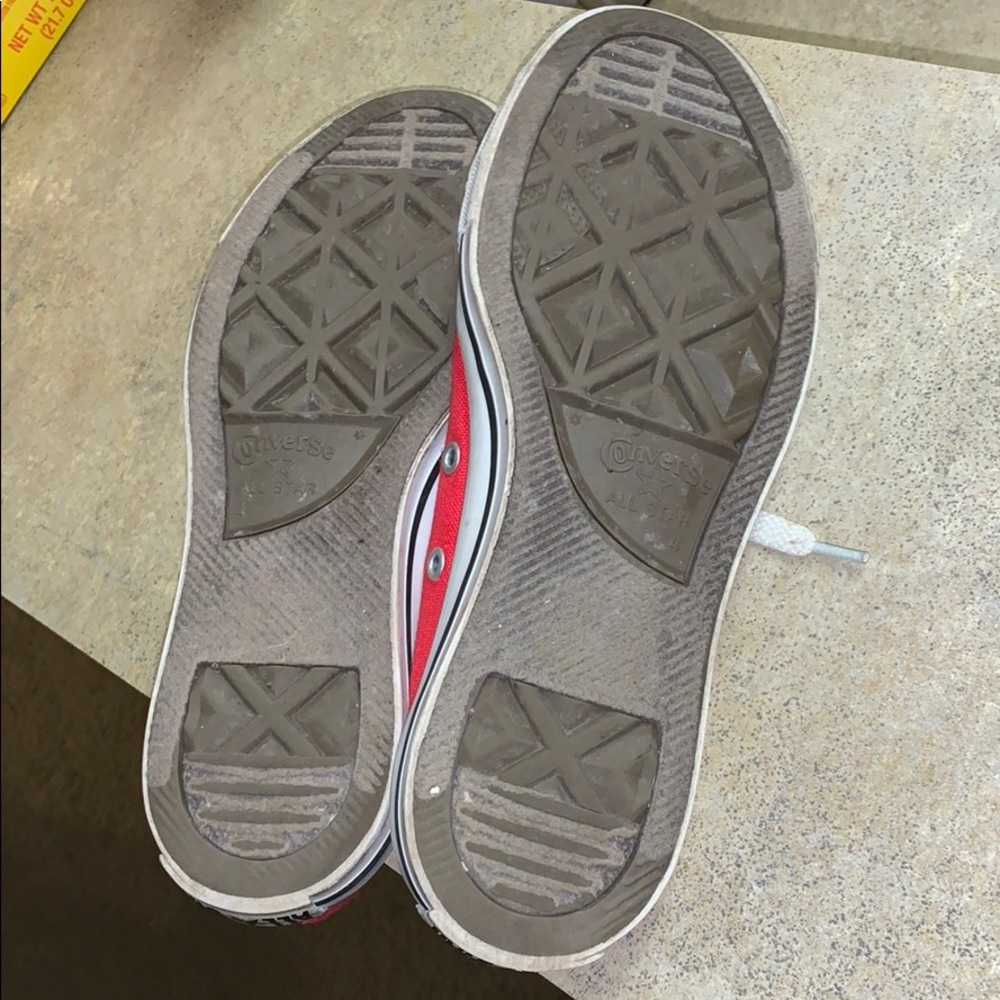 Red Converse - Picture 6 of 6